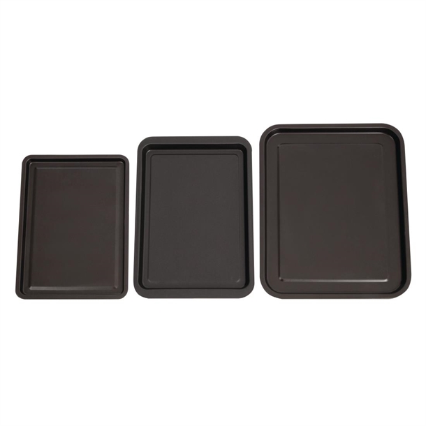 Nisbets Essentials Non Stick Baking Trays (3 Pack) Nisbets Essentials Non Stick Baking Trays (3 Pack)