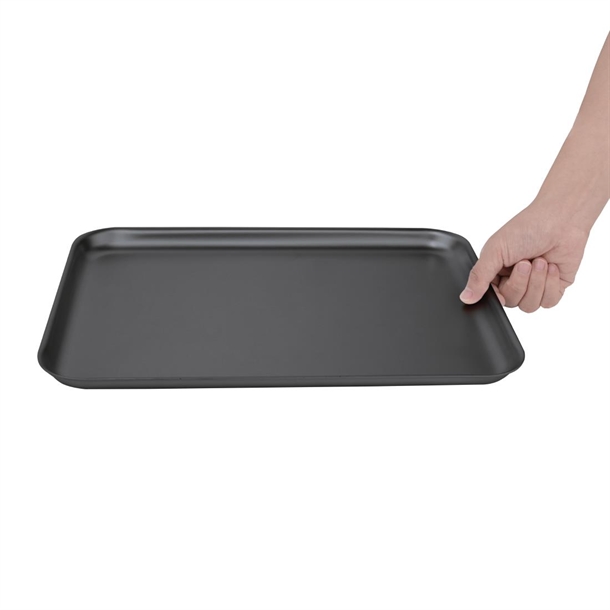 Vogue Anodised Aluminium Baking Tray 368mm Vogue Anodised Aluminium Baking Tray 368mm