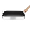 Vogue Aluminium Non-Stick Roasting Pan 450mm