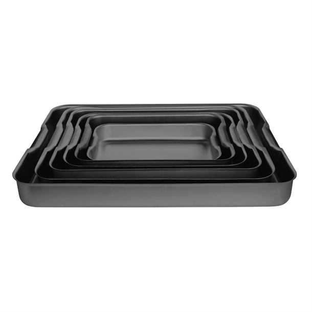 Vogue Anodised Aluminium Roasting Pan 370mm Vogue Anodised Aluminium Roasting Pan 370mm