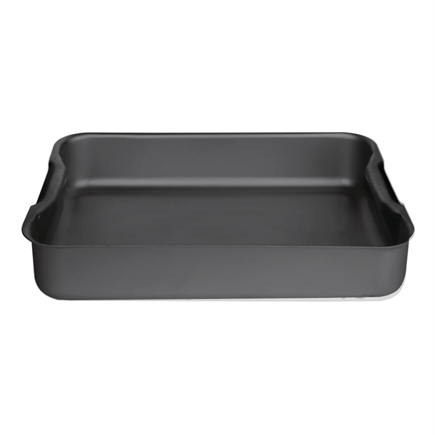 Vogue Anodised Aluminium Roasting Pan 370mm Vogue Anodised Aluminium Roasting Pan 370mm