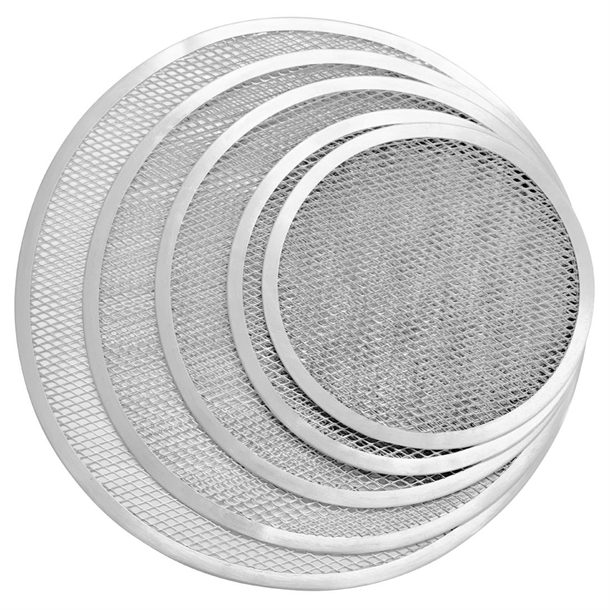 Vogue Aluminium Perforated Pizza Tray 305mm
