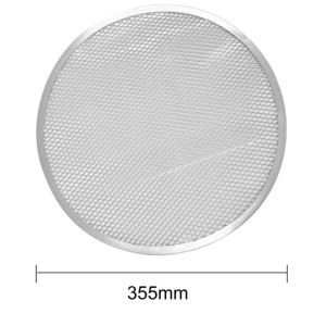 Vogue Aluminium Perforated Pizza Tray 355mm