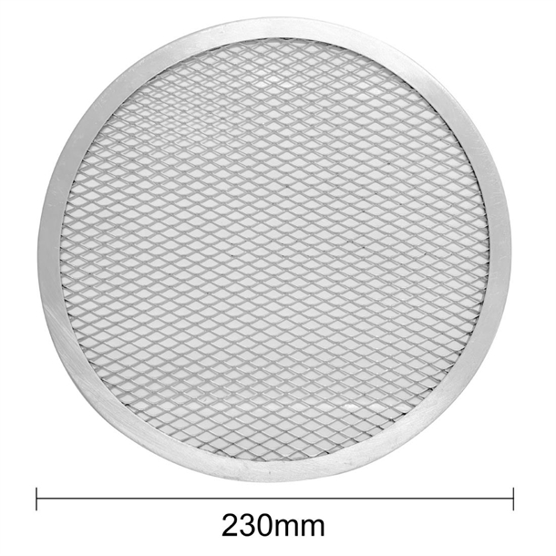 Vogue Aluminium Perforated Pizza Tray 230mm