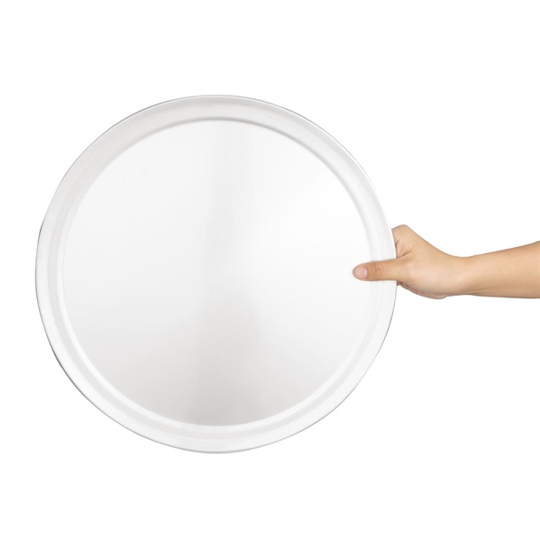 Vogue Aluminium Pizza Tray Wide Rim 355mm