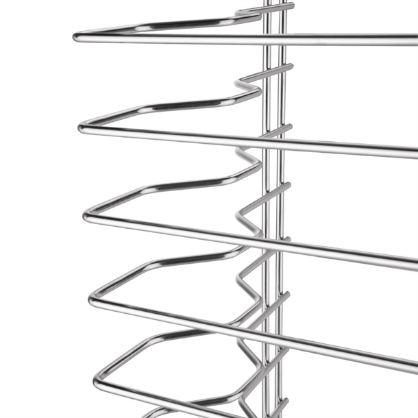 Vogue Pizza Pan Stacking Rack 15 Slot Vogue Pizza Pan Stacking Rack 15 Slot
