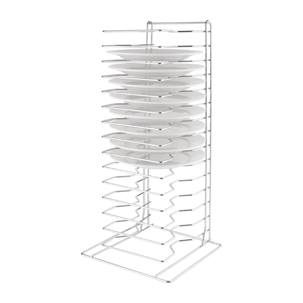 Vogue Pizza Pan Stacking Rack 15 Slot Vogue Pizza Pan Stacking Rack 15 Slot