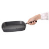Vogue Square Cast Iron Ribbed Skillet Pan 241mm