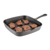 Vogue Square Cast Iron Ribbed Skillet Pan 241mm