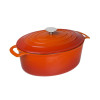 Vogue Orange Oval Casserole Dish 6Ltr Vogue Orange Oval Casserole Dish 6Ltr