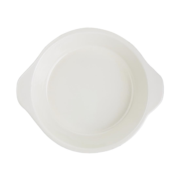 Vogue Orange Round Cast Iron Gratin Dish 400ml Vogue Orange Round Cast Iron Gratin Dish 400ml