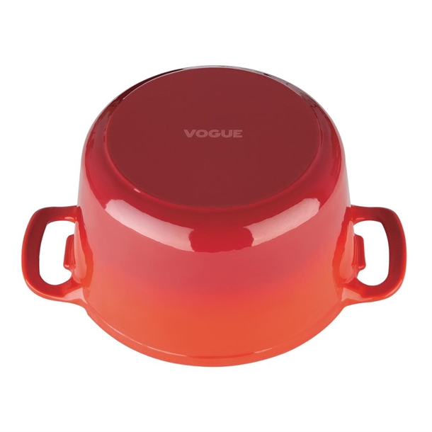 Vogue Red Round Casserole Dish 3.2Ltr Vogue Red Round Casserole Dish 3.2Ltr