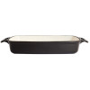 Vogue Black Rectangular Cast Iron Dish 2.8Ltr Vogue Black Rectangular Cast Iron Dish 2.8Ltr