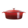 Vogue Red Oval Casserole Dish 6Ltr Vogue Red Oval Casserole Dish 6Ltr