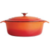Vogue Orange Oval Casserole Dish 5Ltr Vogue Orange Oval Casserole Dish 5Ltr