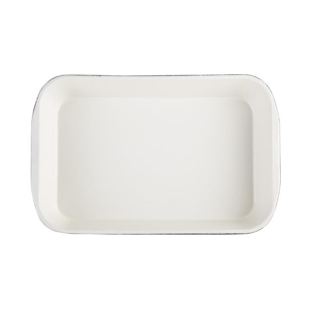 Vogue Black Cast Iron Roasting Dish 3080ml