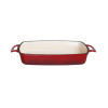 Vogue Red Rectangular Cast Iron Dish 1.8Ltr Vogue Red Rectangular Cast Iron Dish 1.8Ltr