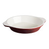 Vogue Red Round Cast Iron Gratin Dish 400ml Vogue Red Round Cast Iron Gratin Dish 400ml