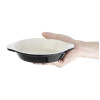 Vogue Black Round Cast Iron Gratin Dish 400ml Vogue Black Round Cast Iron Gratin Dish 400ml