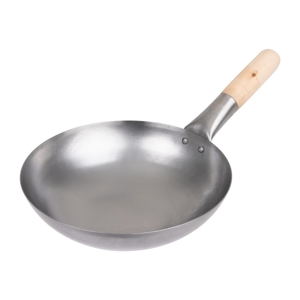 Vogue Mild Steel Wok Flat Base 254mm