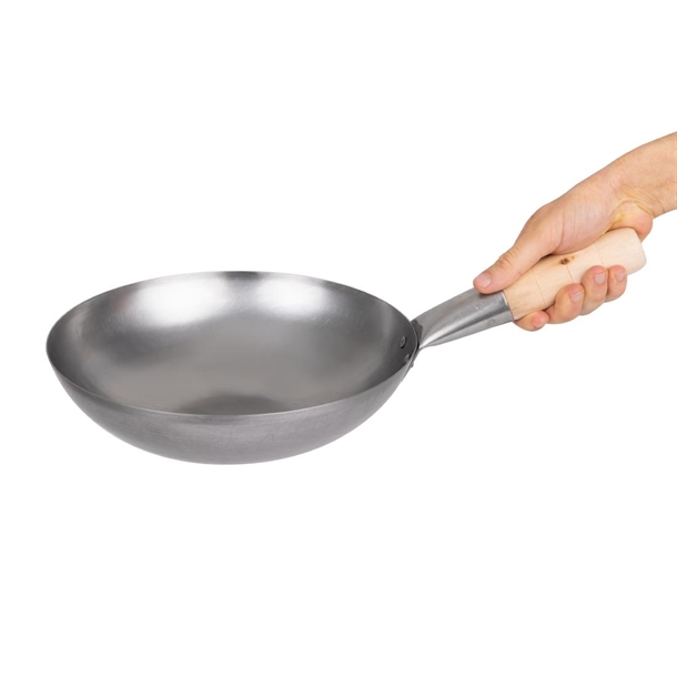 Vogue Mild Steel Wok Flat Base 254mm