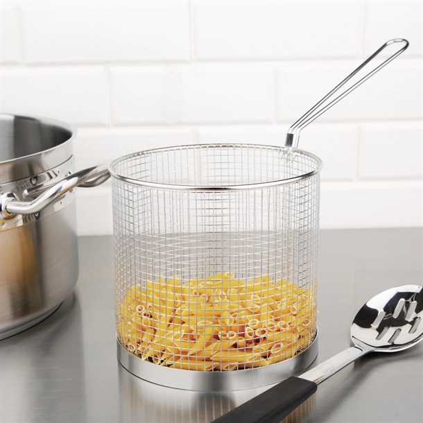 Vogue Stainless Steel Pasta Basket 180mm