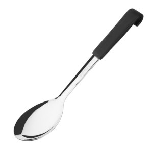 Vogue Serving Spoon Black Handle 340mm