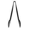 Nisbets Essentials 119mm Polycarbonate Tongs Black (6 Pack)