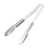 Hygiplas Colour Coded Serving Tong White 300mm Hygiplas Colour Coded Serving Tong White 300mm