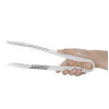 Hygiplas Colour Coded Serving Tong White 300mm Hygiplas Colour Coded Serving Tong White 300mm