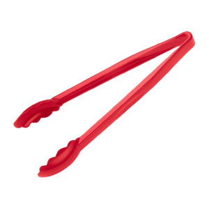 Cambro Scallop Tongs Red 300mm