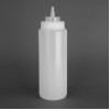 Vogue Clear Wide Neck Squeeze Sauce Bottle 910ml Vogue Clear Wide Neck Squeeze Sauce Bottle 910ml
