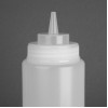 Vogue Clear Wide Neck Squeeze Sauce Bottle 910ml Vogue Clear Wide Neck Squeeze Sauce Bottle 910ml