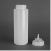 Vogue Clear Wide Neck Squeeze Sauce Bottle 910ml Vogue Clear Wide Neck Squeeze Sauce Bottle 910ml