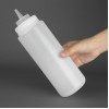 Vogue Clear Wide Neck Squeeze Sauce Bottle 910ml Vogue Clear Wide Neck Squeeze Sauce Bottle 910ml