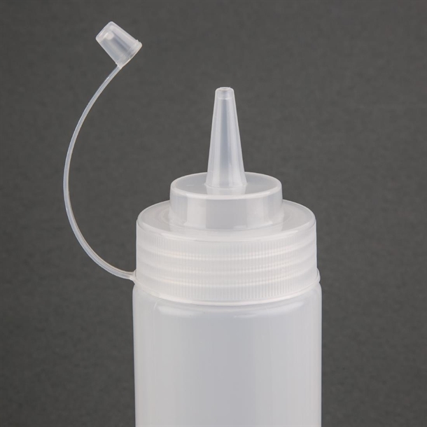 Nisbets Essentials Squeeze Sauce Bottles 340ml (Pack of 6)