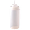 Vogue Clear Wide Neck Squeeze Sauce Bottle 454ml