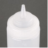 Vogue Clear Wide Neck Squeeze Sauce Bottle 454ml
