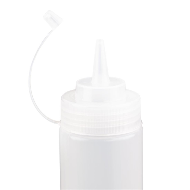 Nisbets Essentials Squeeze Sauce Bottles 340ml (Pack of 6)