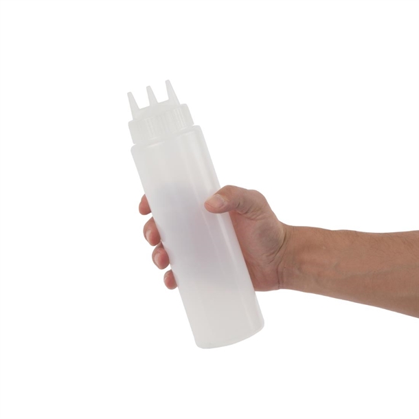 Vogue Clear 3 Nozzle Squeeze Bottle 681ml Vogue Clear 3 Nozzle Squeeze Bottle 681ml