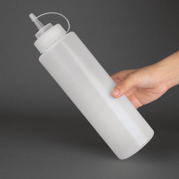 Vogue Clear Squeeze Sauce Bottle 994ml Vogue Clear Squeeze Sauce Bottle 994ml