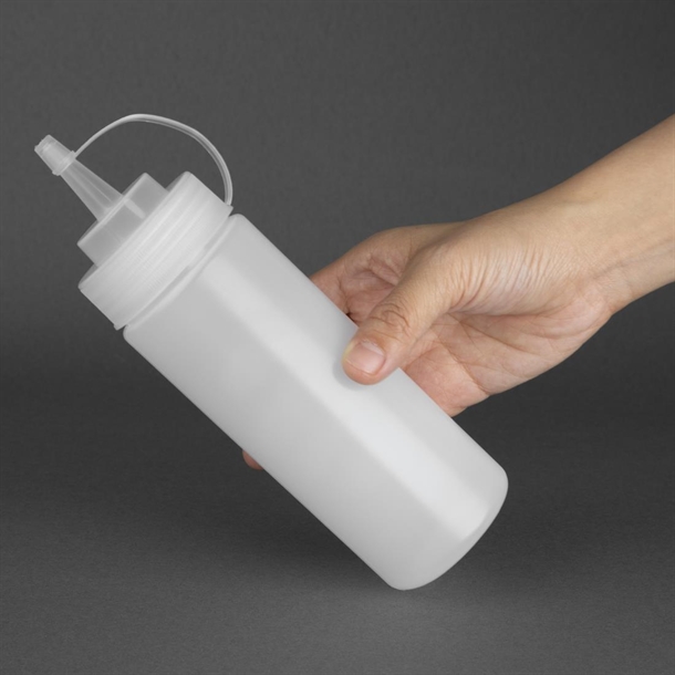 Vogue Clear Squeeze Sauce Bottle 340ml Vogue Clear Squeeze Sauce Bottle 340ml