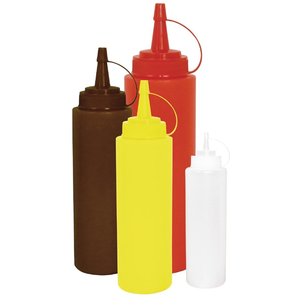 Vogue Clear Squeeze Sauce Bottle 340ml Vogue Clear Squeeze Sauce Bottle 340ml