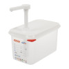 Araven Sauce Dispenser with Pump 1/4GN