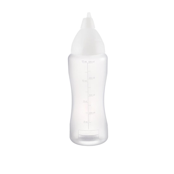 Araven Clear Non-Drip Sauce Bottle 17oz