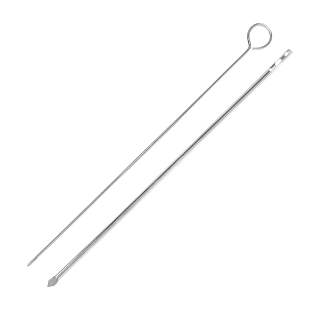 Trenton Flat Skewers - Stainless Steel - 200mm (Pack 12)