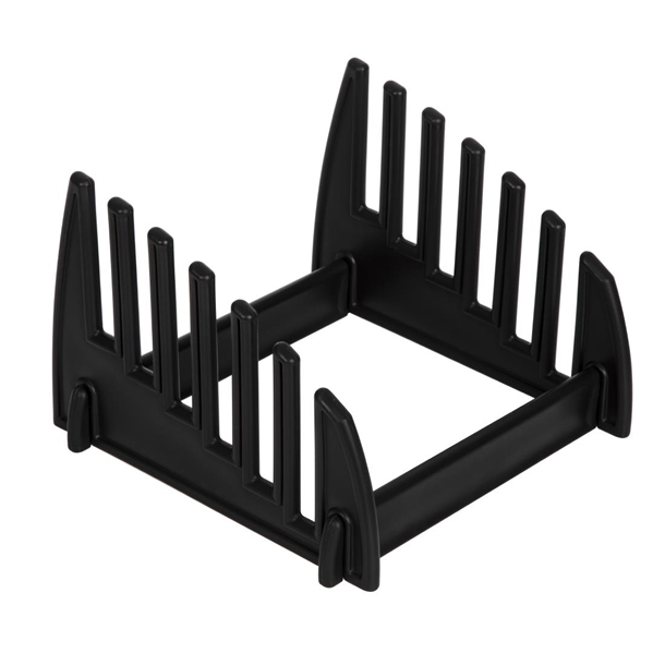 Hygiplas Low Density Set of 6 Chopping Boards with Rack - 450x300x10mm Hygiplas Low Density Set of 6 Chopping Boards with Rack - 450x300x10mm