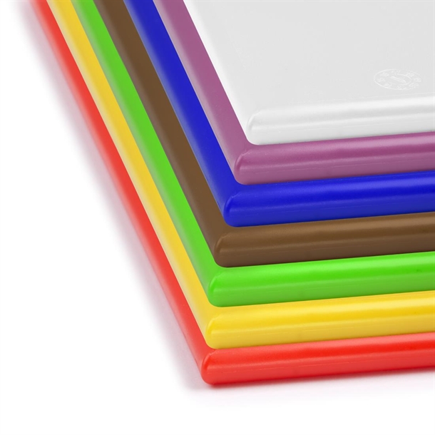 Hygiplas High Density Antibacterial Chopping Boards 450x300x10mm (7 Pack) Hygiplas High Density Antibacterial Chopping Boards 450x300x10mm (7 Pack)