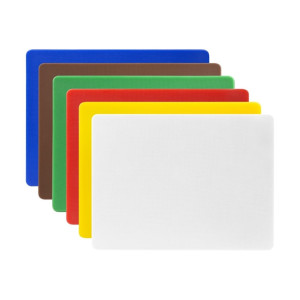 Hygiplas Low Density Chopping Boards 300x225xx10mm (6 Pack)