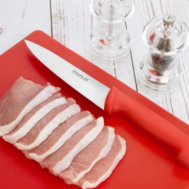 Hygiplas High Density Chopping Boards 229x305x12mm (7 Pack)